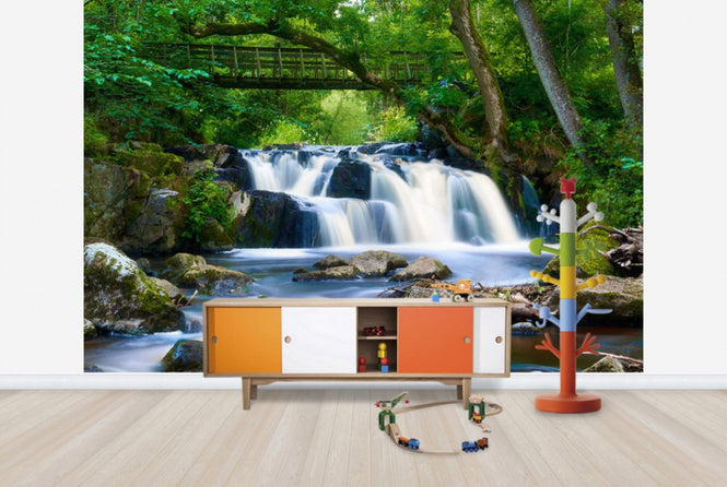 PHOTOWALL / Swedish Waterfall in Christinehof’s Ecopark (e24705)