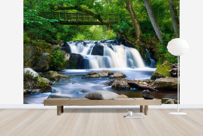 PHOTOWALL / Swedish Waterfall in Christinehof’s Ecopark (e24705)