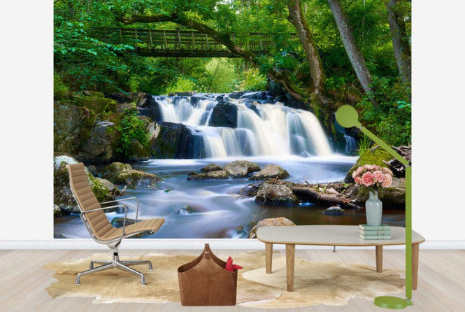 PHOTOWALL / Swedish Waterfall in Christinehof’s Ecopark (e24705)