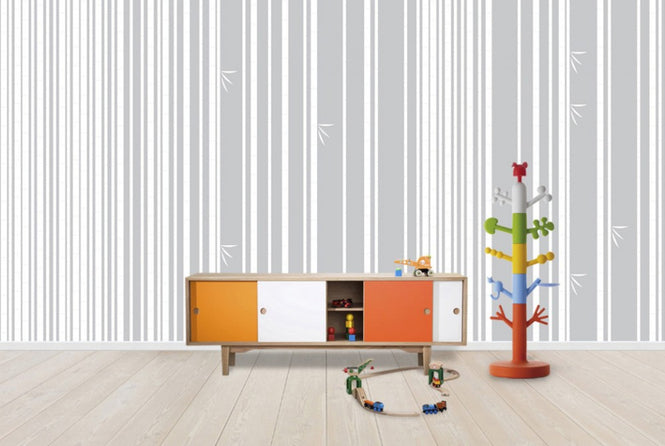 PHOTOWALL / Bambu Forest White (e40214)