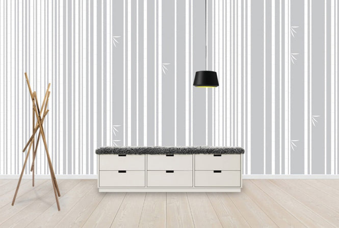 PHOTOWALL / Bambu Forest White (e40214)