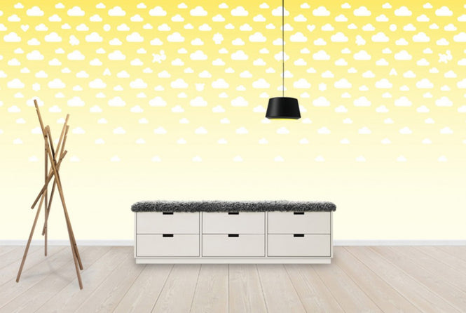 PHOTOWALL / Cloudspotting Yellow (e40216)