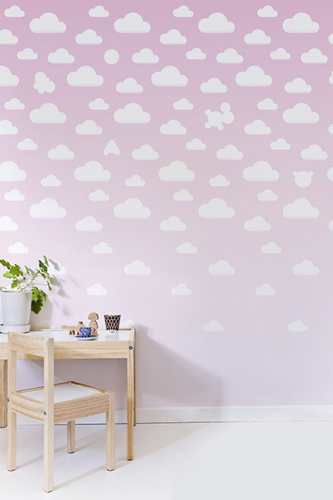 PHOTOWALL / Cloudspotting Pink (e40217)