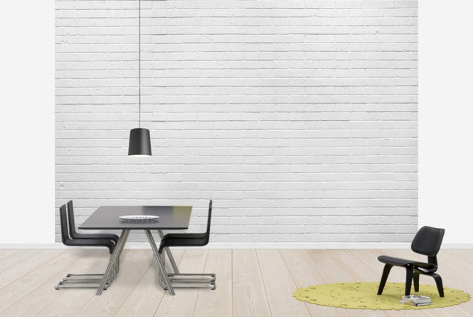 PHOTOWALL / White Natural Brickwall (e40228)