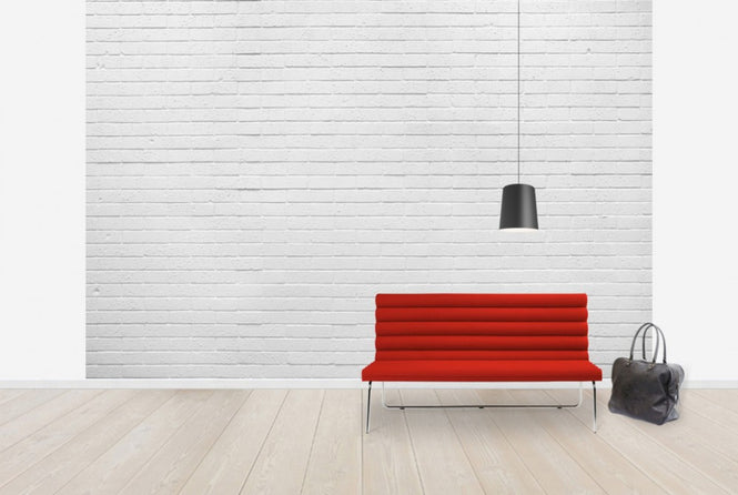 PHOTOWALL / White Natural Brickwall (e40228)