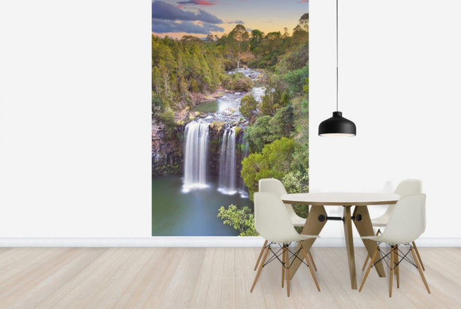 PHOTOWALL / Waterfall at Sunset (e24825)