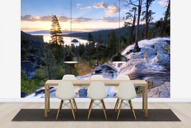PHOTOWALL / Beautiful Sunrise at Eagle Falls (e24833)