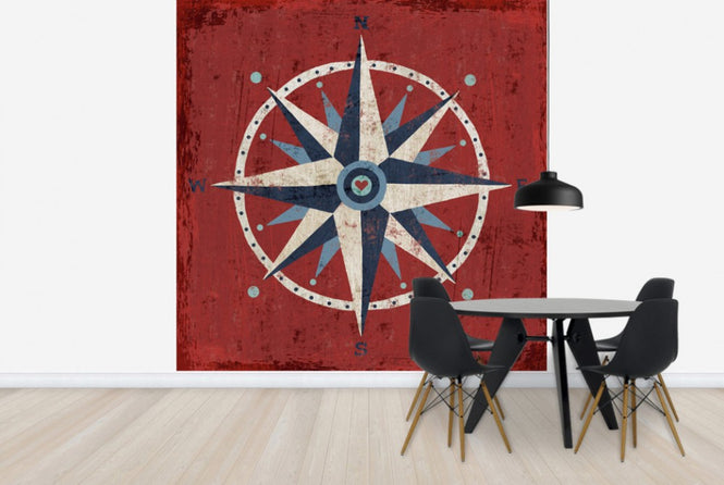 PHOTOWALL / Nautical Love Compass (e24846)