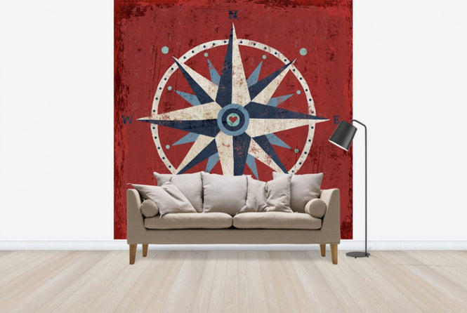 PHOTOWALL / Nautical Love Compass (e24846)