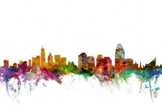 PHOTOWALL / Cincinnati Ohio Skyline (e24942)