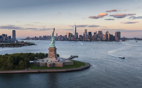PHOTOWALL / Aerial View of Statue of Liberty (e40331)