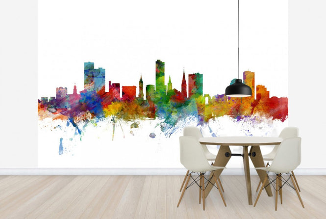 PHOTOWALL / Leicester England Skyline (e24958)