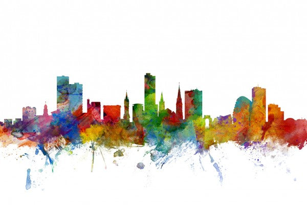 PHOTOWALL / Leicester England Skyline (e24958)