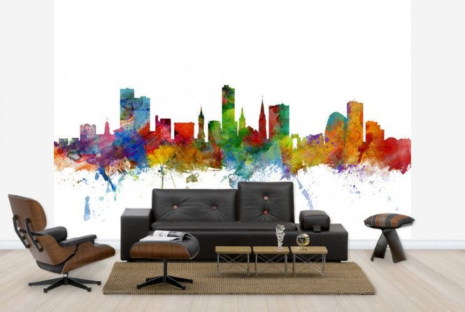 PHOTOWALL / Leicester England Skyline (e24958)