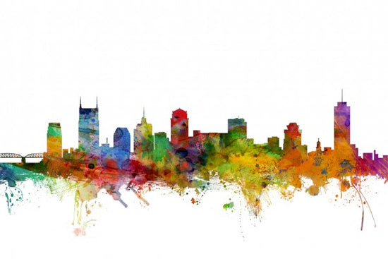 PHOTOWALL / Nashville Tennessee Skyline (e24969)