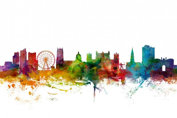PHOTOWALL / Nottingham England Skyline (e24974)