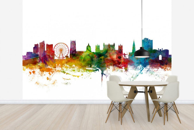 PHOTOWALL / Nottingham England Skyline (e24974)