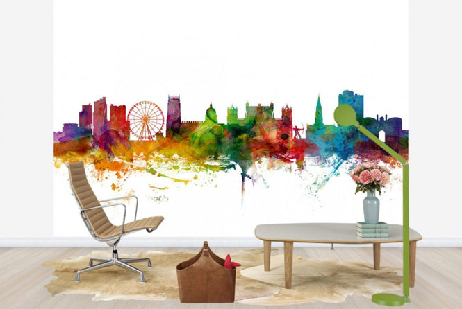 PHOTOWALL / Nottingham England Skyline (e24974)