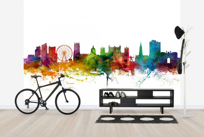 PHOTOWALL / Nottingham England Skyline (e24974)