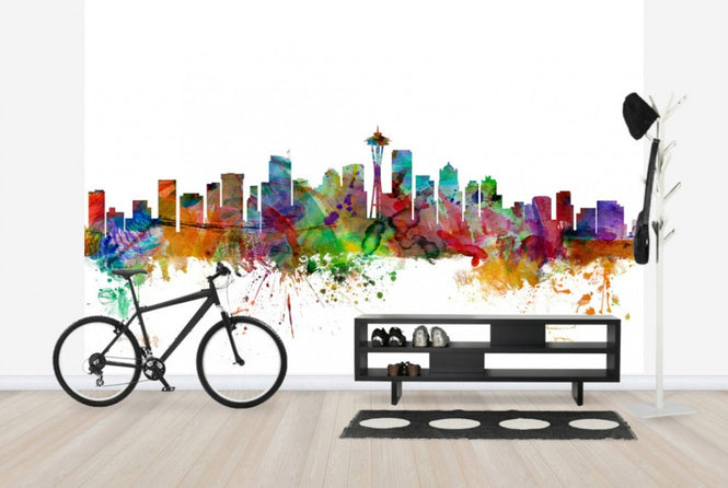 PHOTOWALL / Seattle Washington Skyline (e24979)