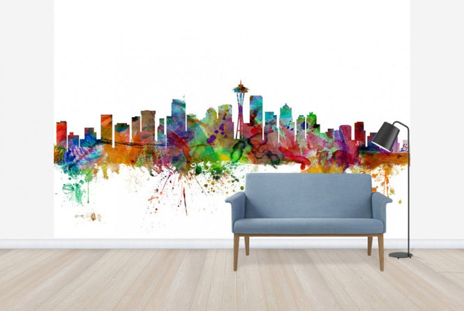 PHOTOWALL / Seattle Washington Skyline (e24979)