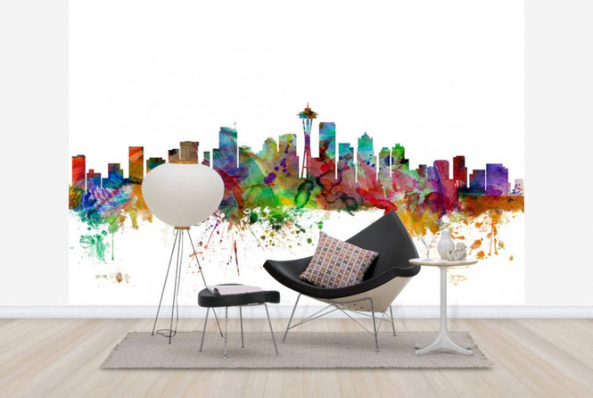 PHOTOWALL / Seattle Washington Skyline (e24979)