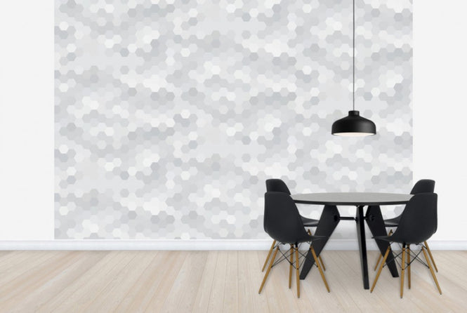 PHOTOWALL / Abstract Mosaic - Warm Grey (e24994)