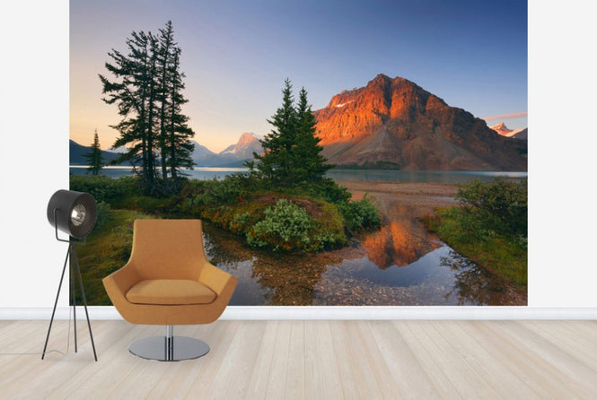 PHOTOWALL / Crowfoot Mountain Reflection (e40392)