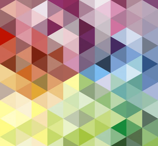 PHOTOWALL / Colorful Triangles (e25007)