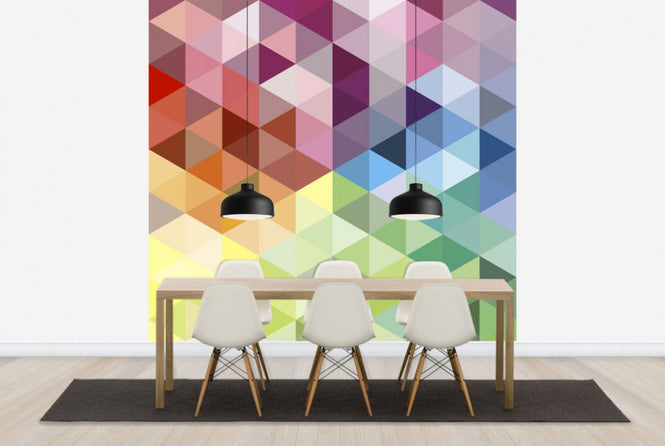 PHOTOWALL / Colorful Triangles (e25007)