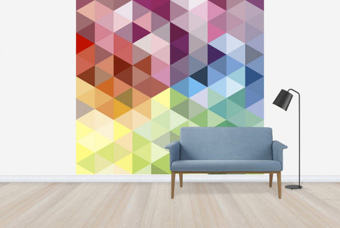 PHOTOWALL / Colorful Triangles (e25007)