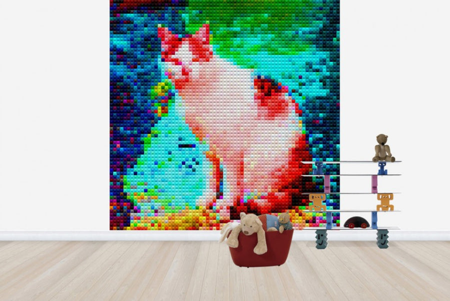 PHOTOWALL / Mosaic Cat (e25034)