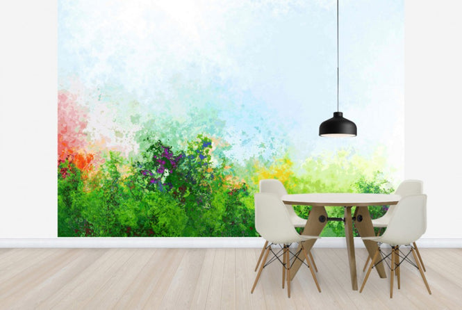 PHOTOWALL / Polygonal Trees in Fall Colors (e25043)