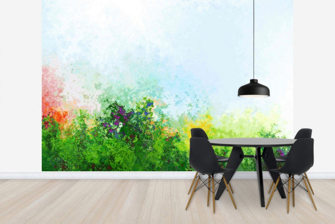 PHOTOWALL / Polygonal Trees in Fall Colors (e25043)