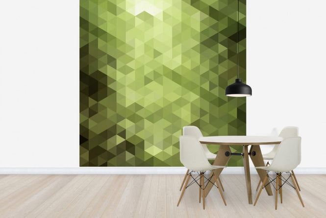 PHOTOWALL / Triangle Polygons Art Pattern (e25050)