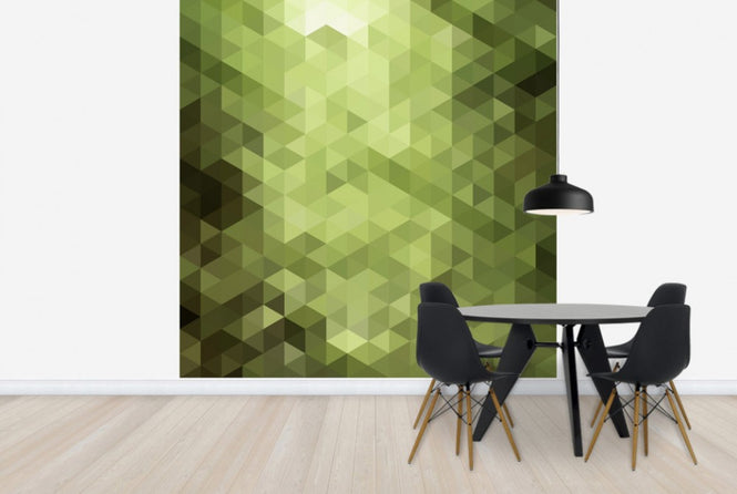PHOTOWALL / Triangle Polygons Art Pattern (e25050)