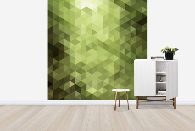 PHOTOWALL / Triangle Polygons Art Pattern (e25050)