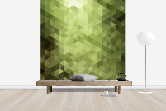 PHOTOWALL / Triangle Polygons Art Pattern (e25050)
