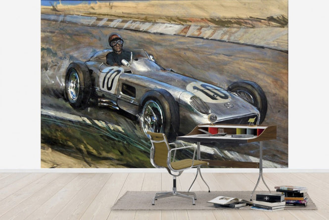 PHOTOWALL / J M Fangio at Speed (e40417)