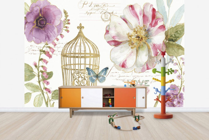 PHOTOWALL / Rainbow Seeds Birdcage (e25072)