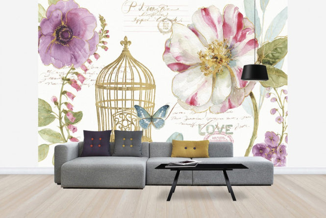 PHOTOWALL / Rainbow Seeds Birdcage (e25072)