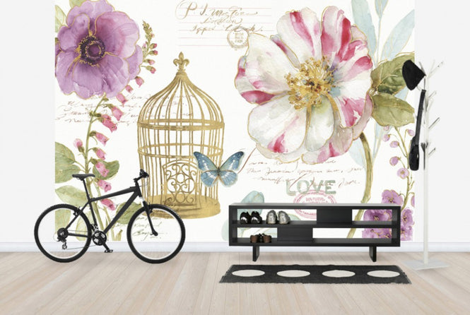 PHOTOWALL / Rainbow Seeds Birdcage (e25072)