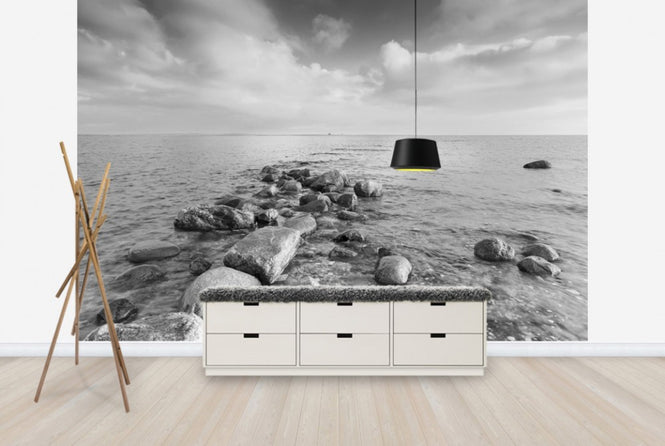 PHOTOWALL / Black and White Sea (e25098)