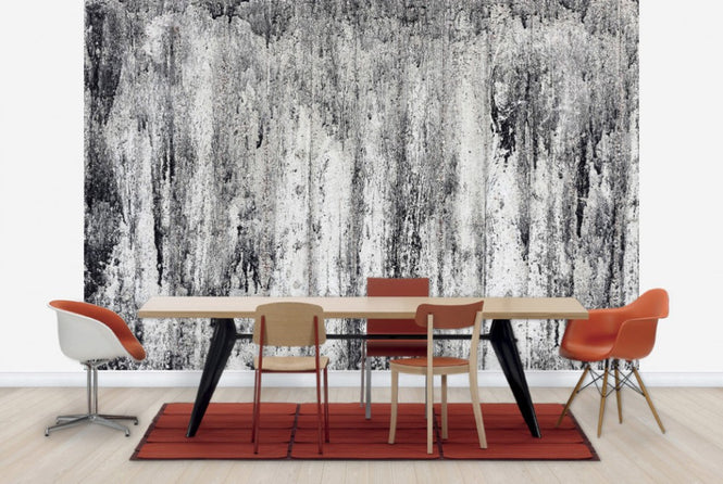 PHOTOWALL / Black Cement Wall (e25152)