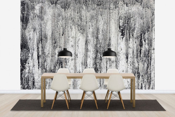 PHOTOWALL / Black Cement Wall (e25152)