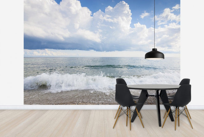 PHOTOWALL / White Waves (e25157)