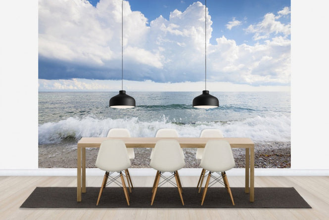 PHOTOWALL / White Waves (e25157)