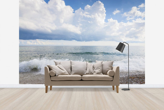 PHOTOWALL / White Waves (e25157)