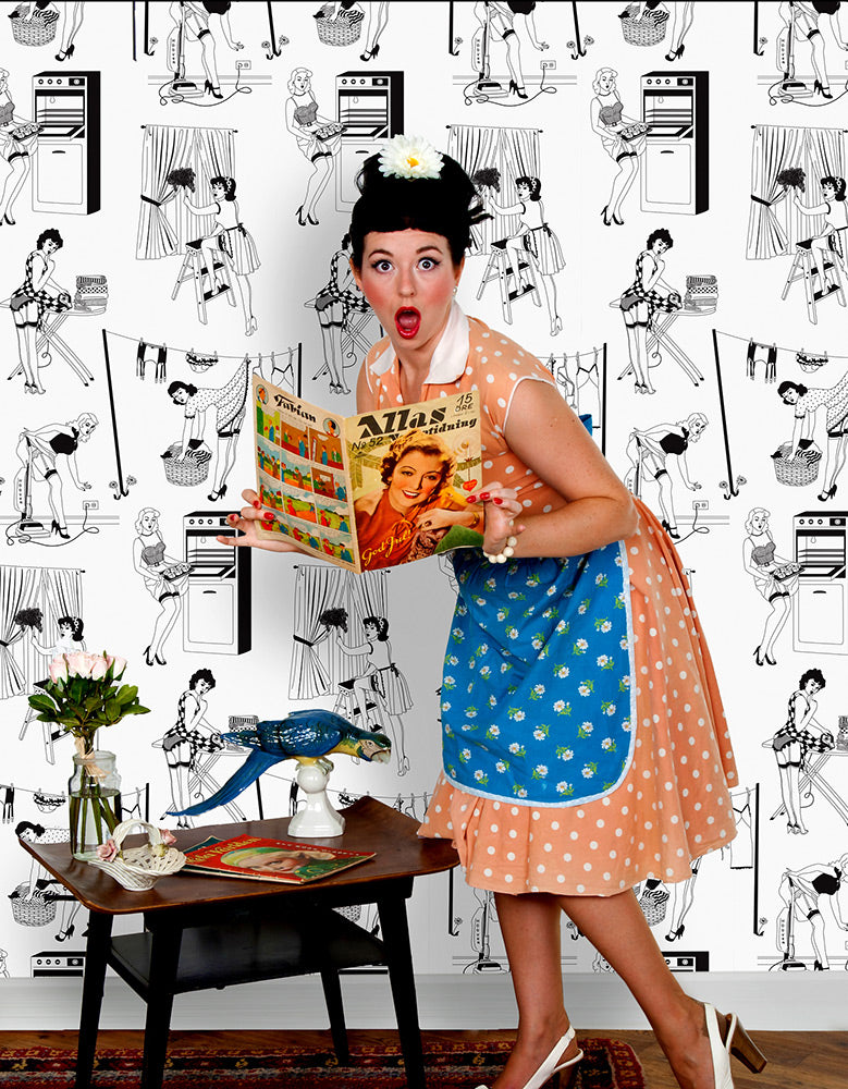 Dupenny 50s Housewives | 輸入壁紙専門店 WALPA – WALPA.jp