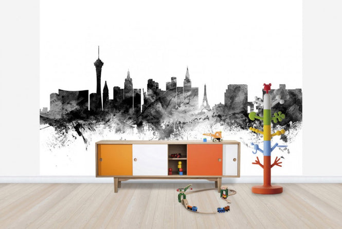 PHOTOWALL / Las Vegas Skyline Black (e25377)